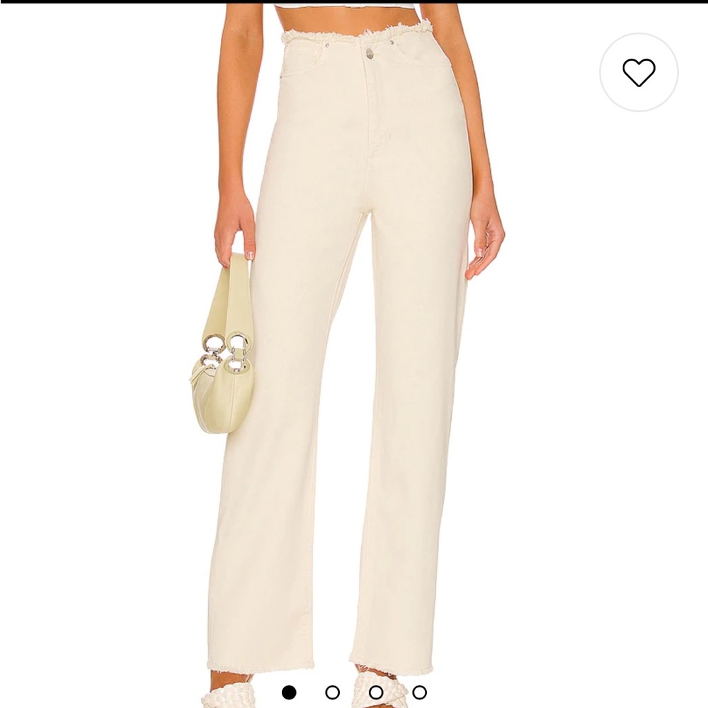 White pants from WeWoreWhat brand new with tags.